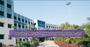 JNTUH 2-2 Results - 2nd Year 2nd Semester Results