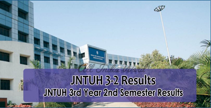 JNTUH 3-2 Results 3rd Year 2nd Sem