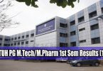 JNTUH PG M.Tech M.Pharm 1st Sem Results (1-1)